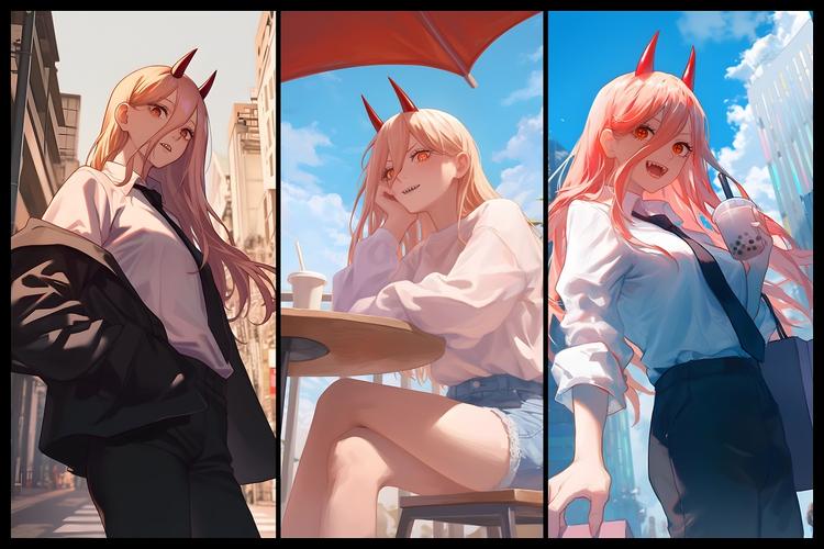 电锯人的元气搭档 帕瓦同人动漫壁纸创作手记